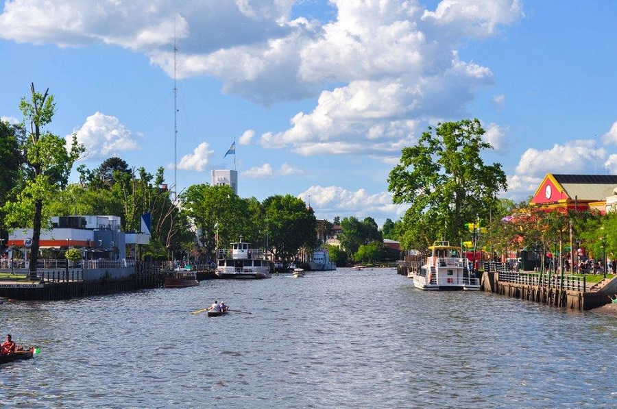 Tigre River in Tigre City, Buenos Aires